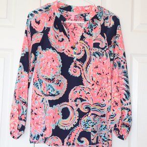 Lilly Pulitzer Elsa Silk Top